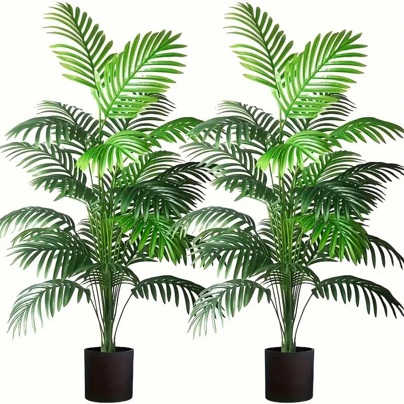 Bonsai Garden Zen - 24 foglie Areca Palm Piante artificiali