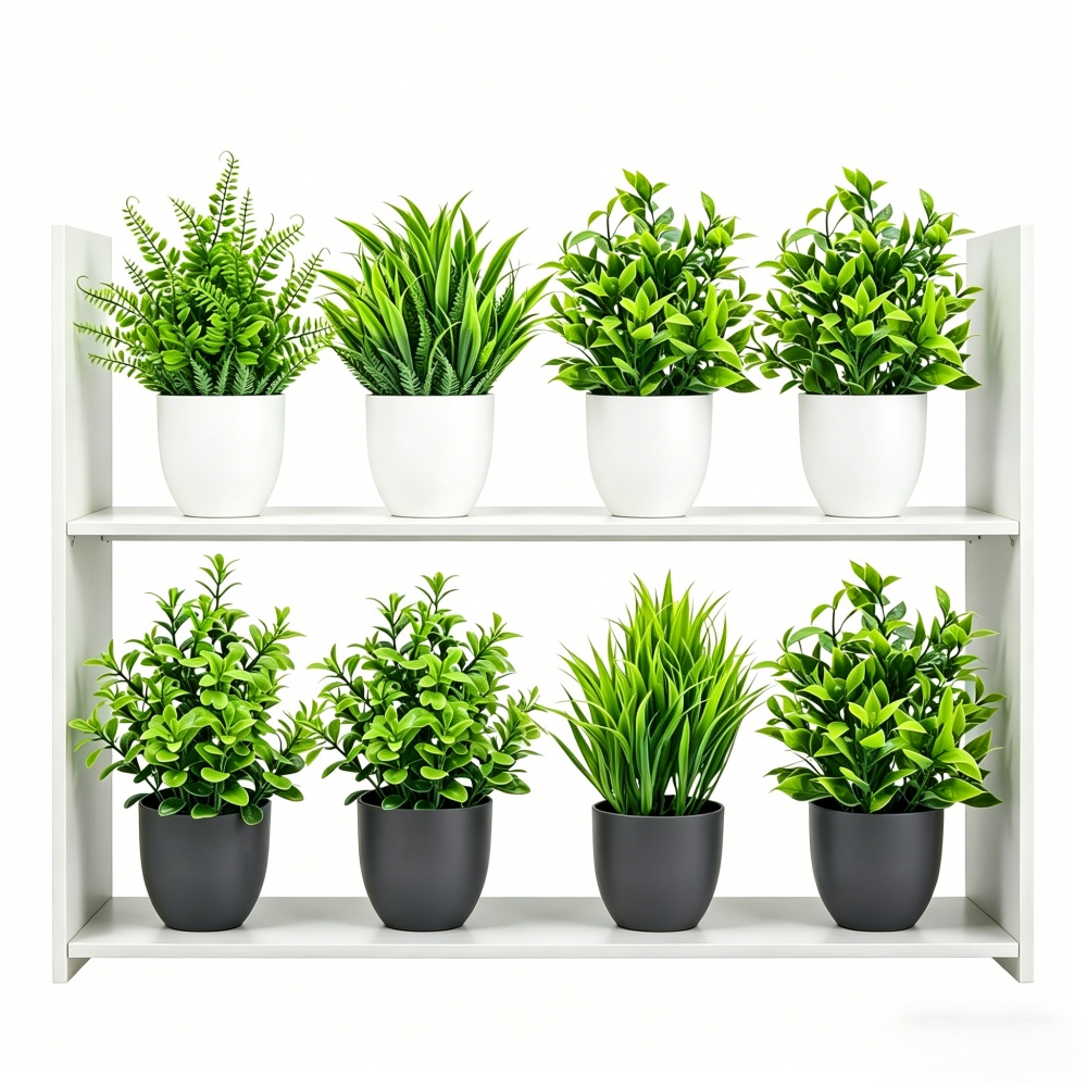 Bonsai Garden Zen - Set di 4 Mini Piante Artificiali