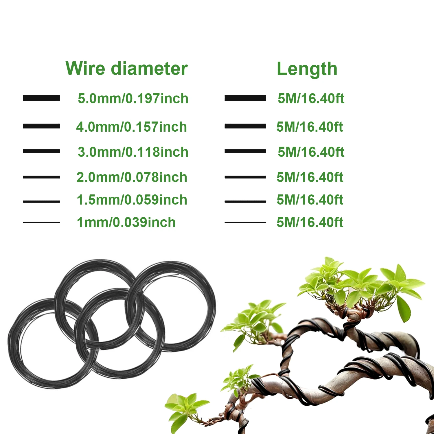 1 Pezzo Filo per Bonsai in All - Bonsai Wire Aluminum recensione e prezzo