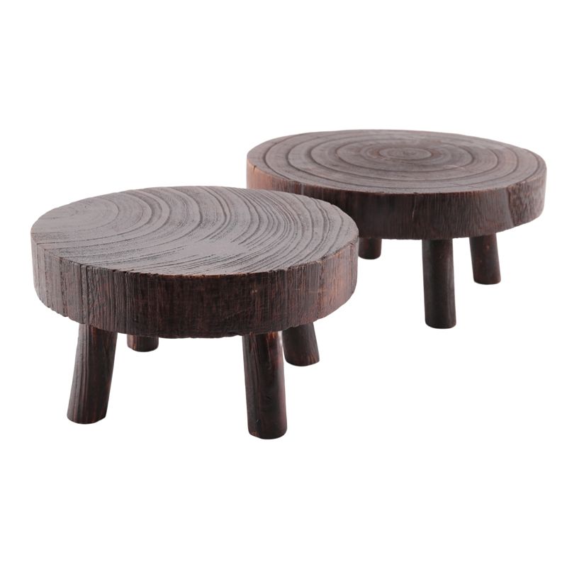 ABHU Set di 2 Mini Sgabelli in - Bonsai Garden Display recensione e prezzo