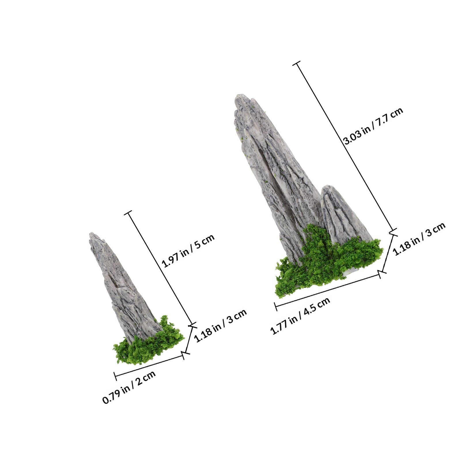 8 Pezzi di Mini Ornamenti in R - Bonsai Garden With Sand recensione e prezzo