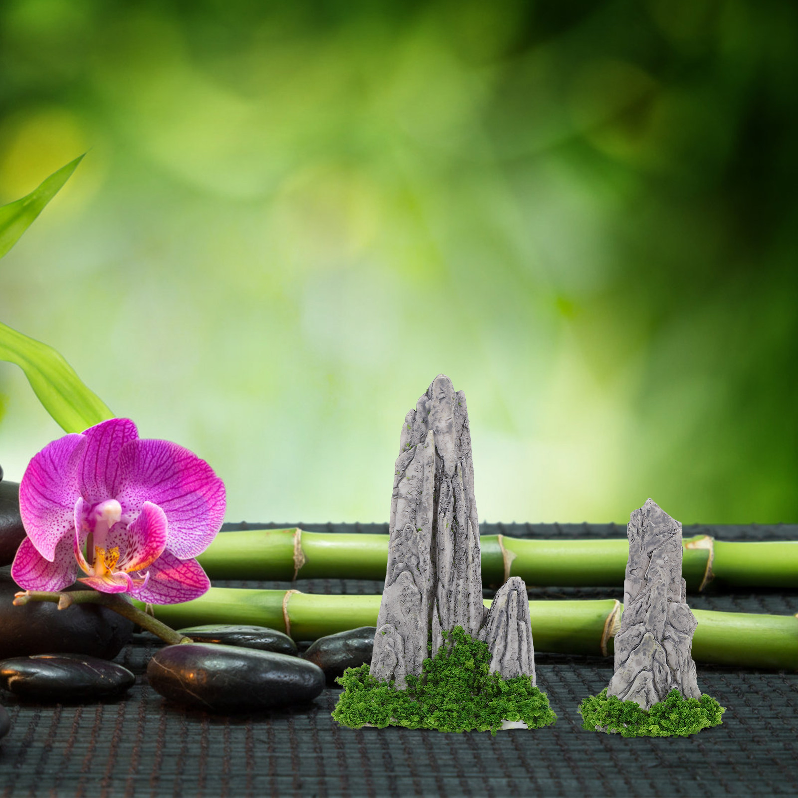 8 Pezzi di Mini Ornamenti in R - Bonsai Garden With Sand recensione e prezzo