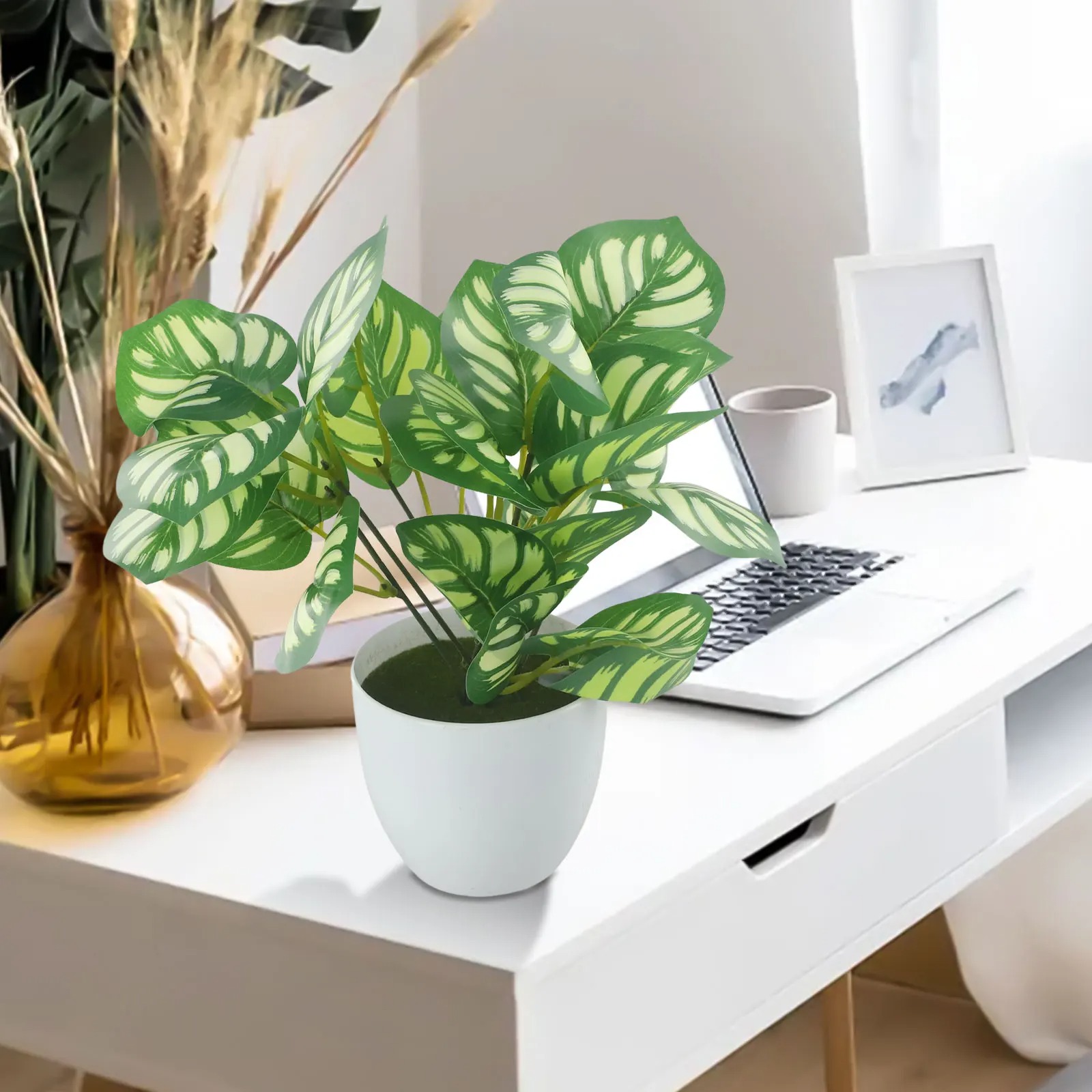 1PC Foglio Artificiale Vaso di - Bonsai Garden Zen recensione e prezzo